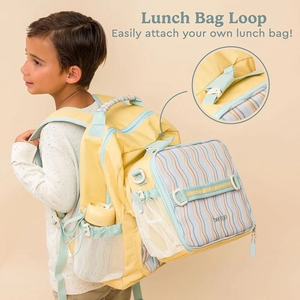 Bentgo Kids Backpack (Whimsy & Wonder Collection) - Lightweight 14'' for‎ School
